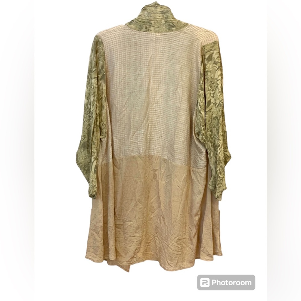 Shimmery Open Front Kimono Jacket - image 2
